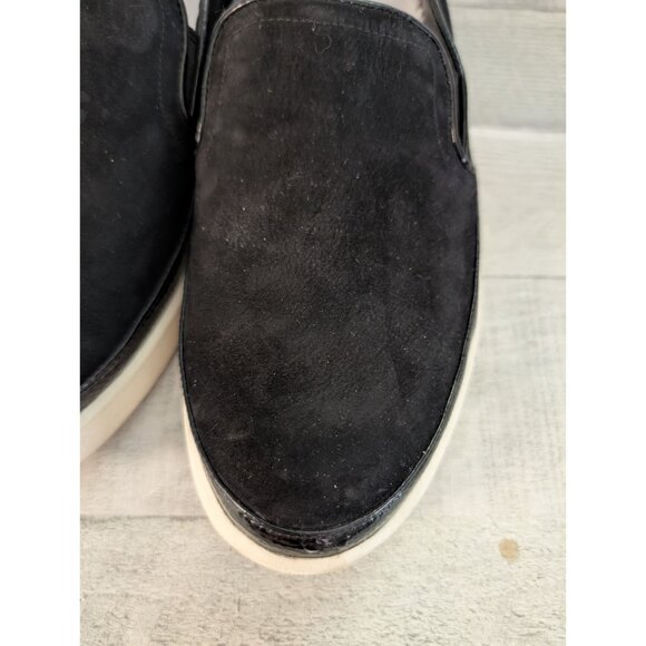 Vionic Womens Effortless Slip-On Suede Shoes Black Size 9.5 Comfortable Casual - Picture 3 of 5